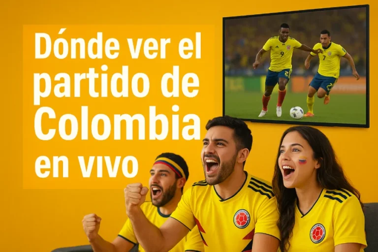 partido de Colombia en vivo por televisión y streaming